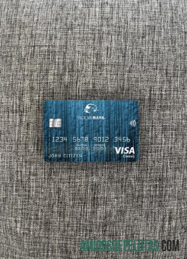 Moldávia Victoriabank Visa Classic Cartão Photolook Frente baixar para verificação